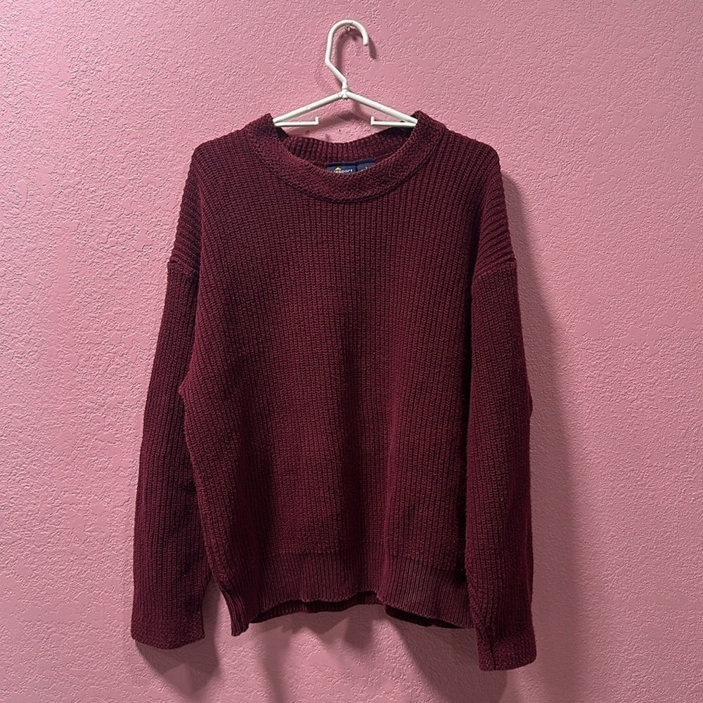 LIZSPORT Women’s 80s Vintage Maroon Size Large